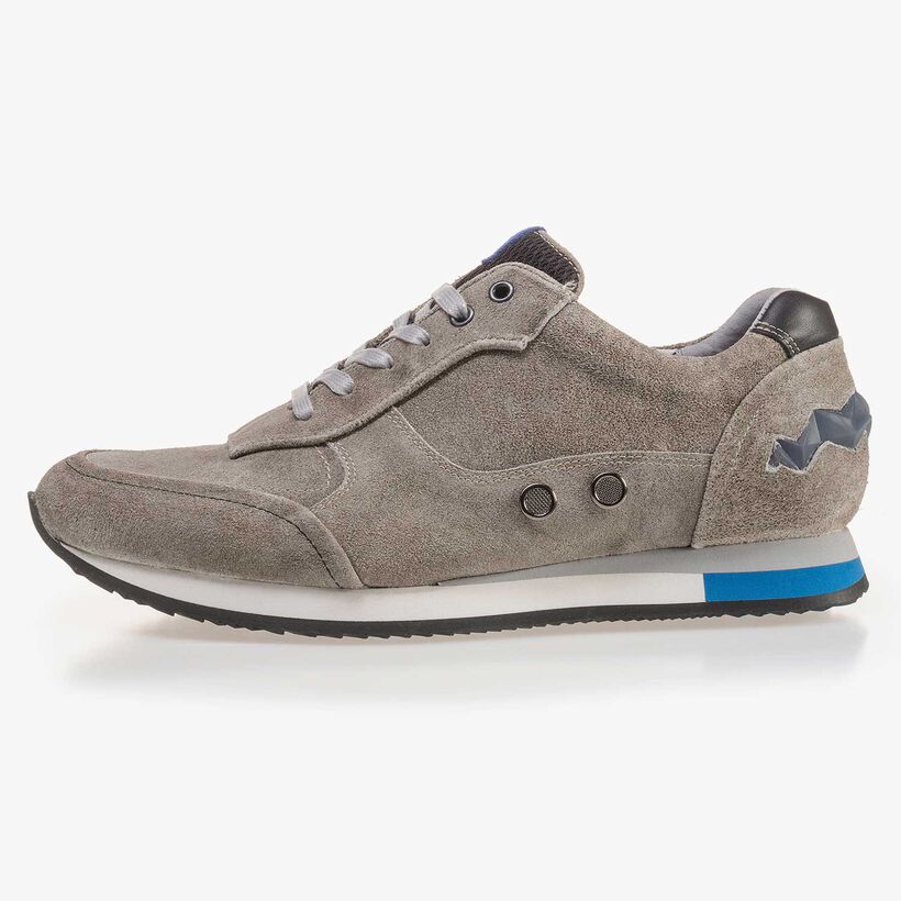 Olijfgroene su&egrave;de sneaker