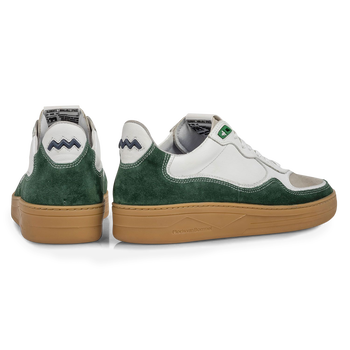 Sneaker su&egrave;de groen