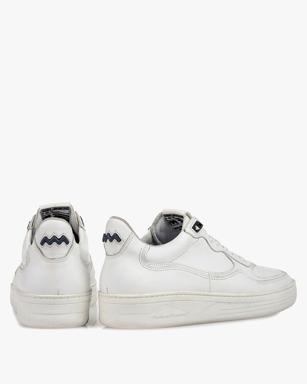 Sneaker wit leer