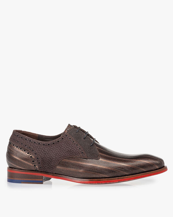 Veterschoen metallic brons