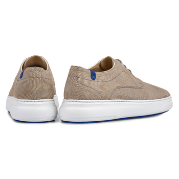Sneaker geprint su&egrave;de zand