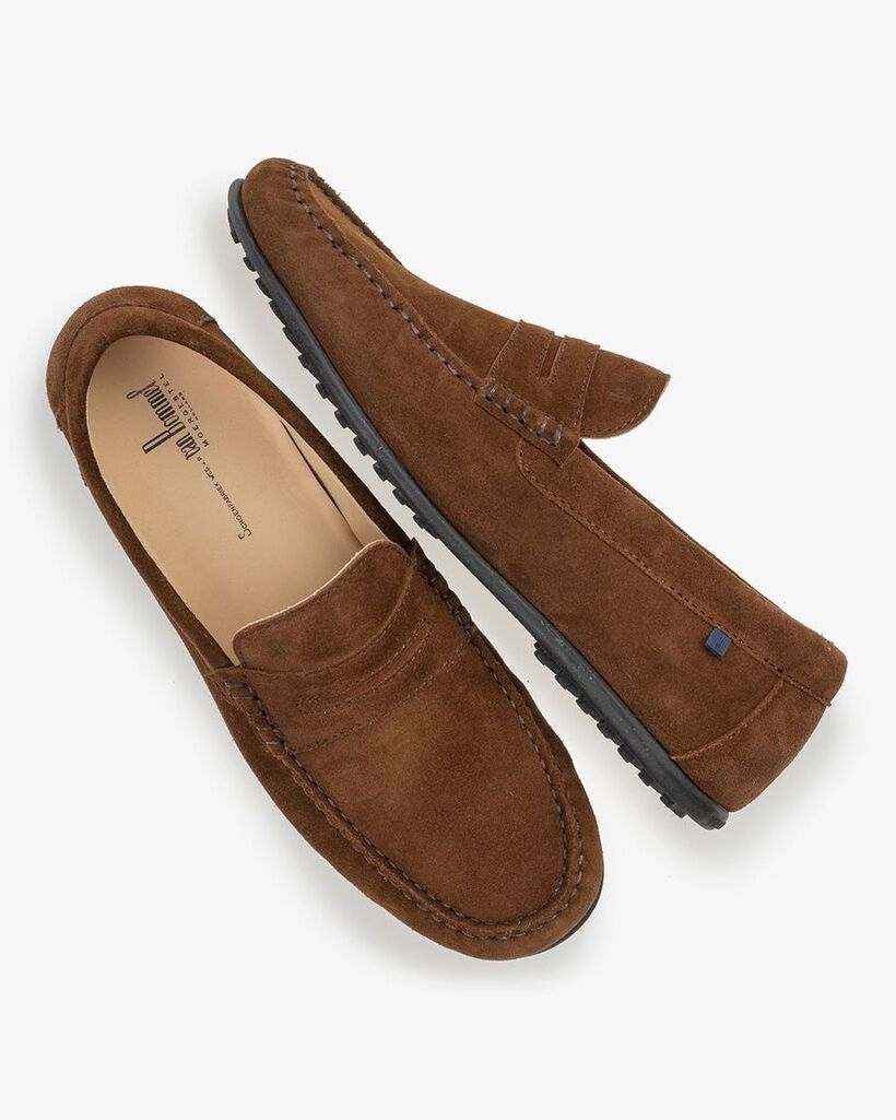 Mocassin su&egrave;de bruin