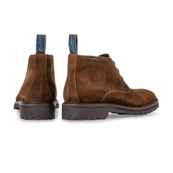Veterboot su&egrave;de cognac
