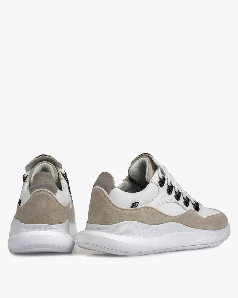 Bulki sneaker wit leer