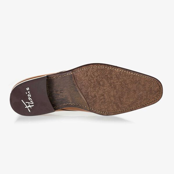Floris van Bommel cognac leather men's lace-up shoe
