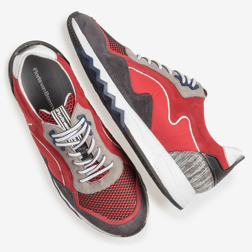 Rode su&egrave;de sneaker