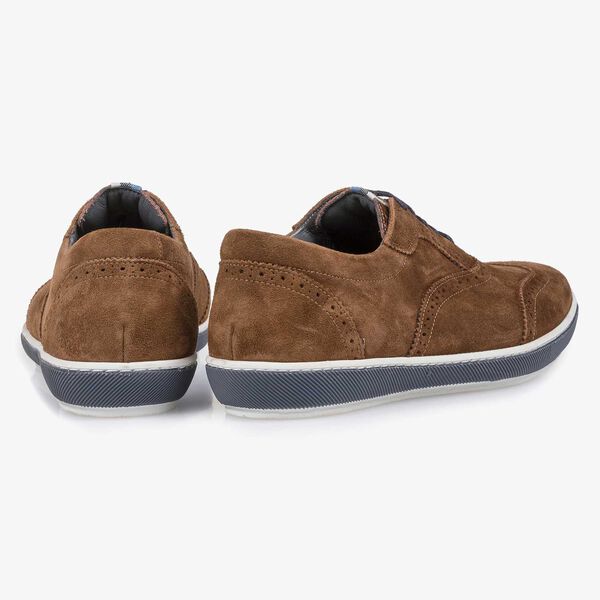 Bruine su&egrave;de brogue