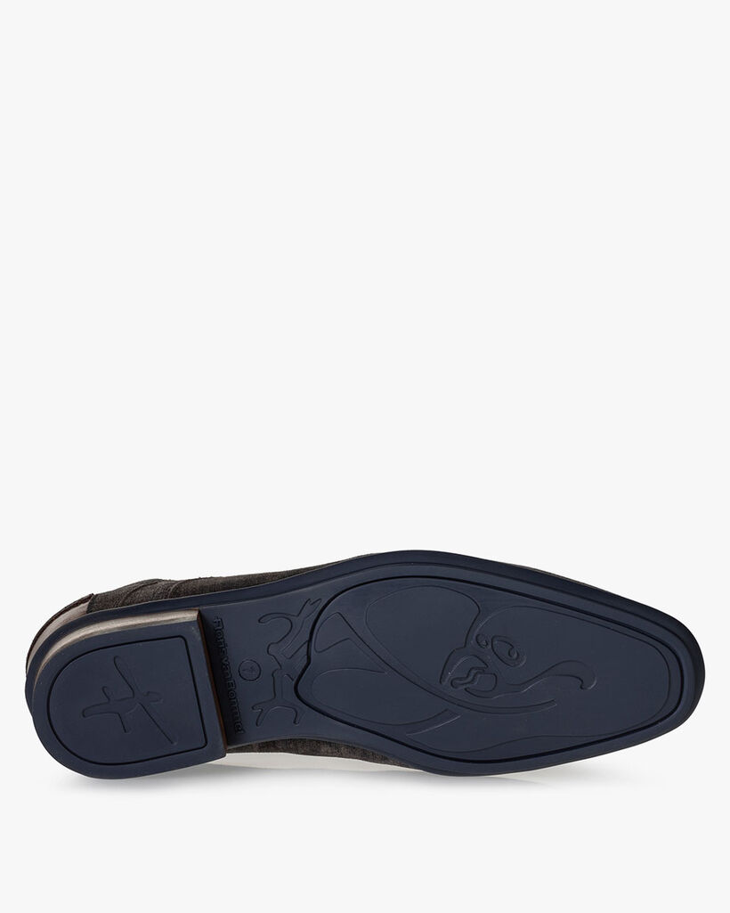 Veterboot su&egrave;de grijs