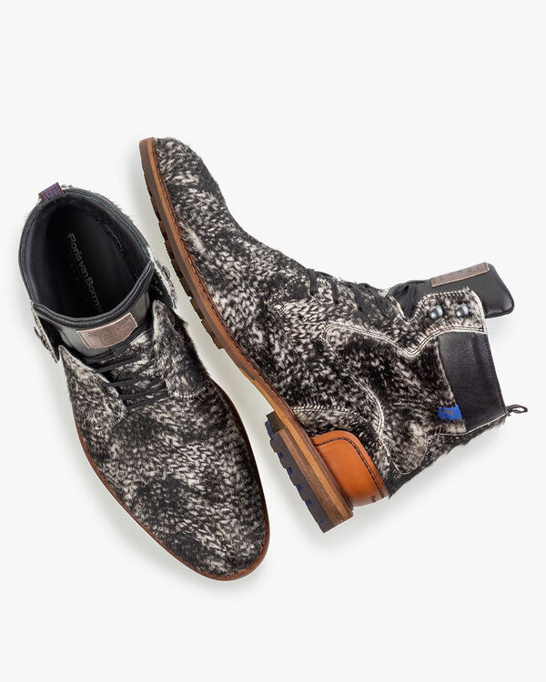 Veterboot pony off-white