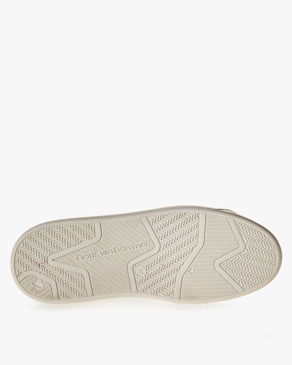 Sneaker geprint leer wit