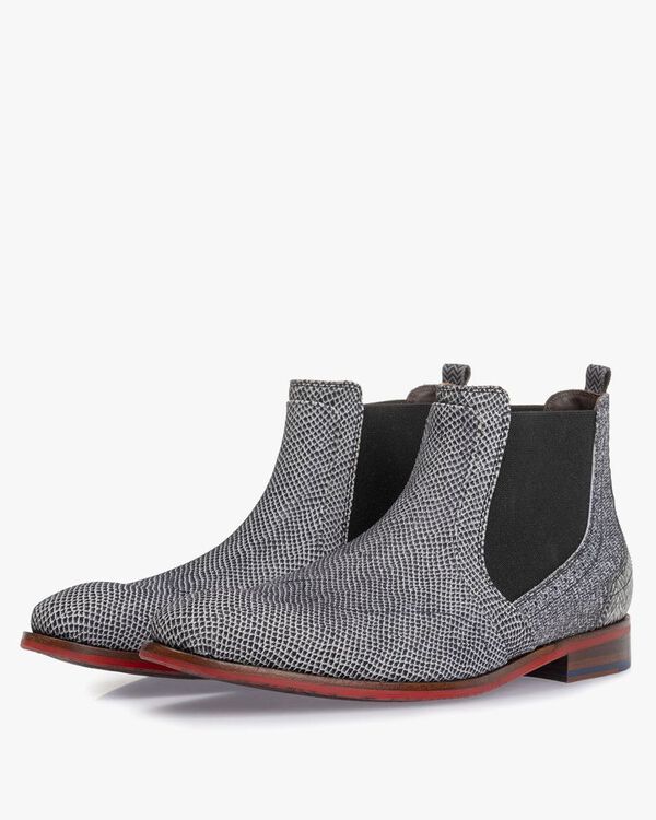 Chelsea boot leather off-white