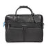 Office bag leer zwart