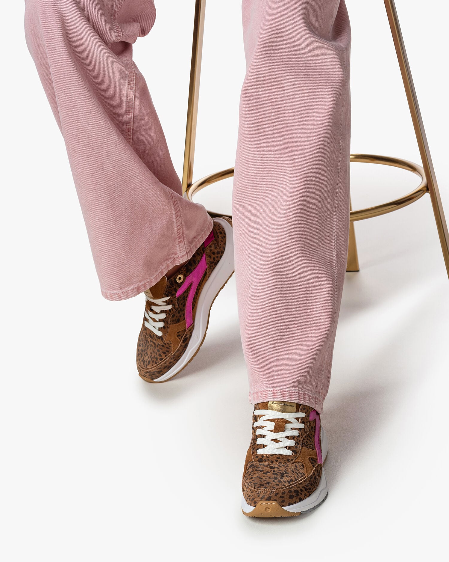 Sneakers dames Aimi 01.07 Cognac | Floris van Bommel Official