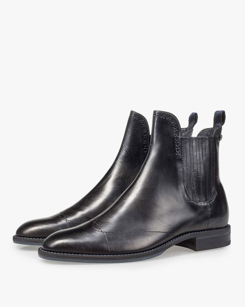 Zwarte chelsea boot kalfsleer