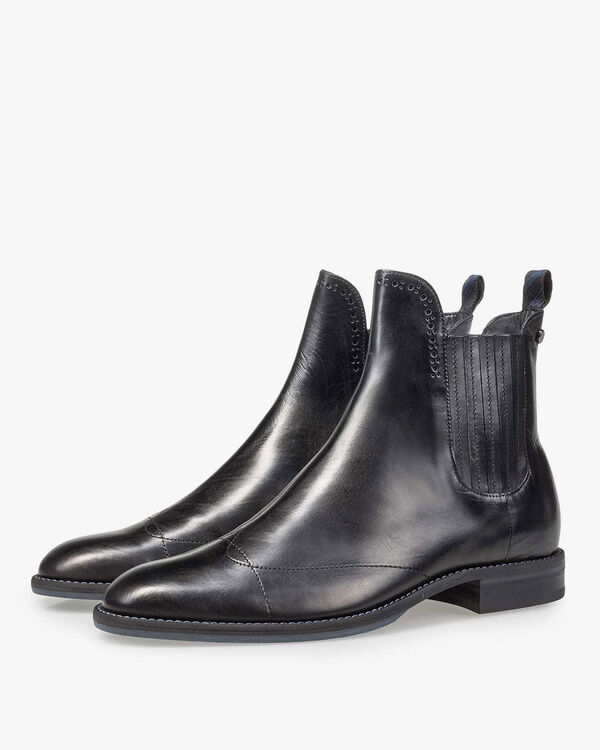 Zwarte chelsea boot kalfsleer