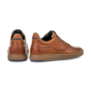 Sneaker kalfsleer cognac