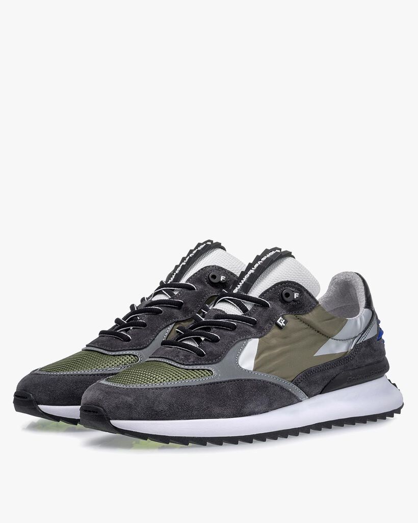 Sneaker textiel groen