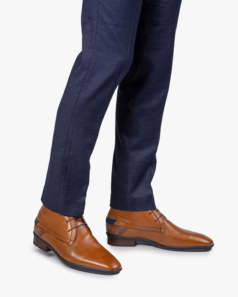 Veterboot kalfsleer cognac