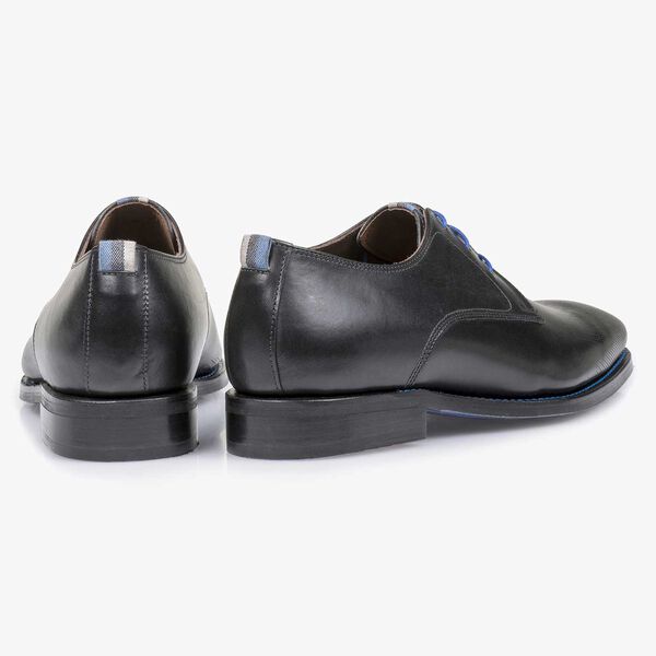Zwarte kalfsleren veterschoen