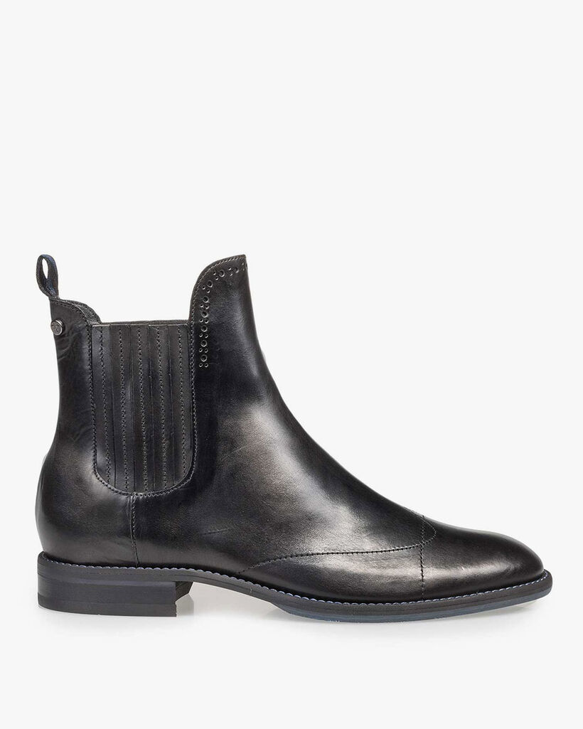 Zwarte chelsea boot kalfsleer