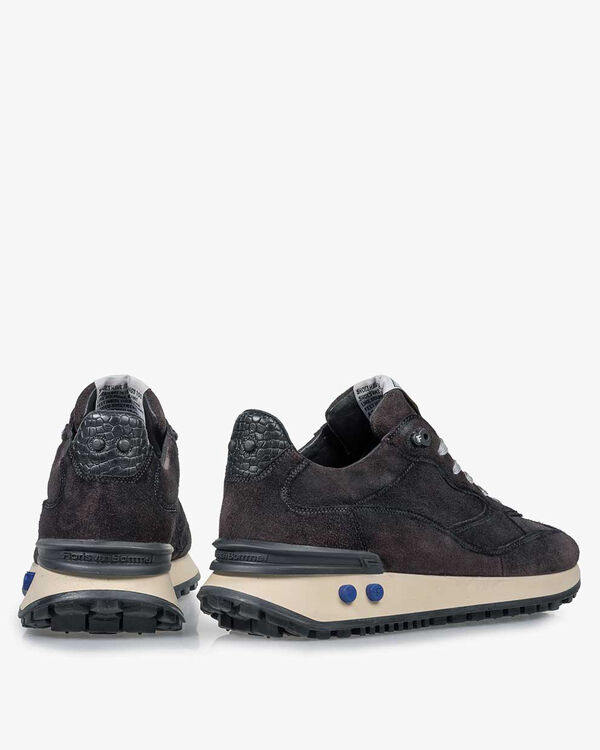 Vinti sneaker su&egrave;de donkergrijs