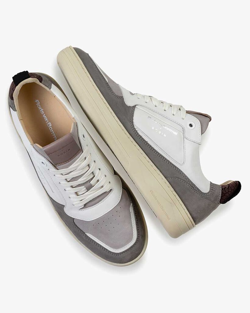 Tennis sneaker kalfsleer wit