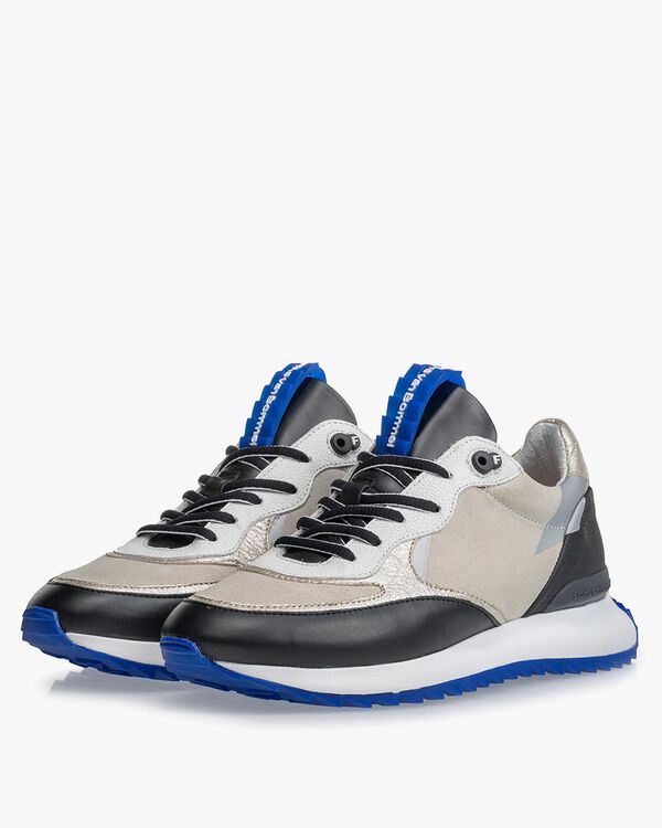 Sneaker kalfsleer zwart