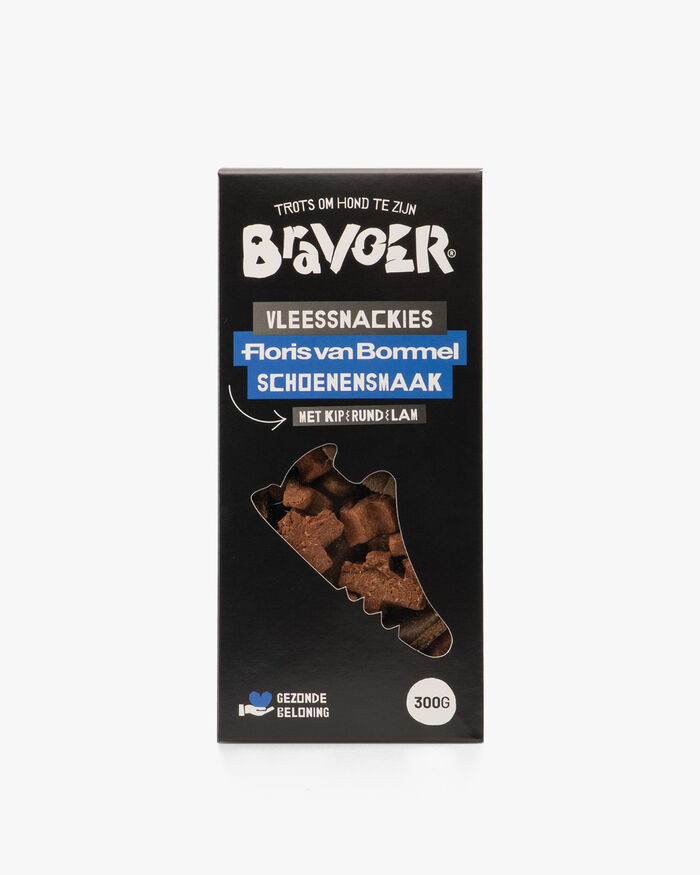 Bravoer dog treats in a tin X FvB