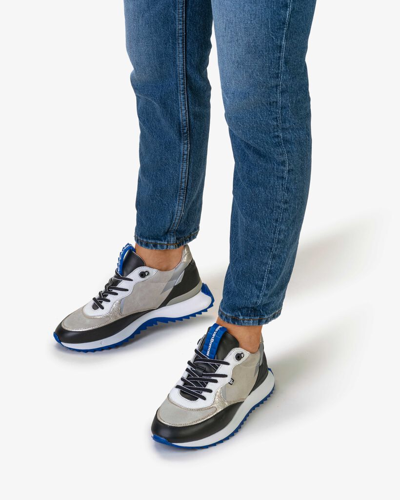Sneaker kalfsleer zwart