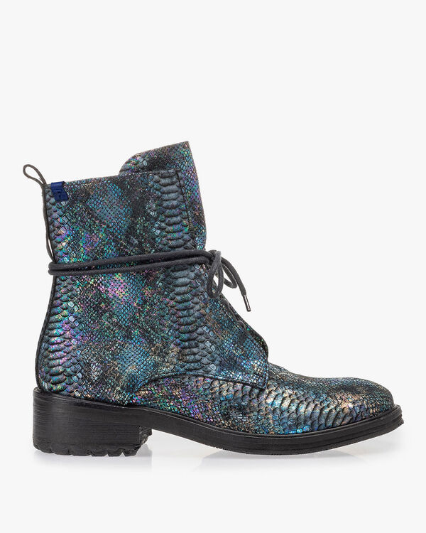 Veterboot snakeprint multi-colour