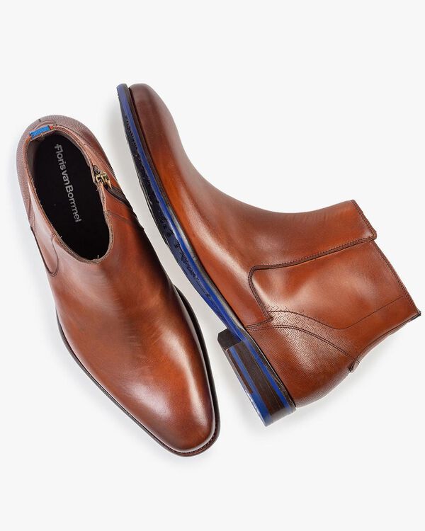 Chelsea boot cognac kalfsleer