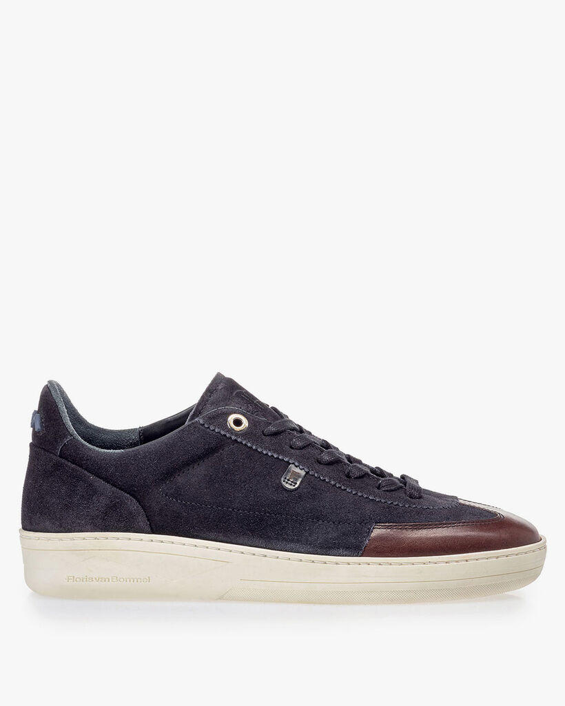 Sneaker su&egrave;de zwart