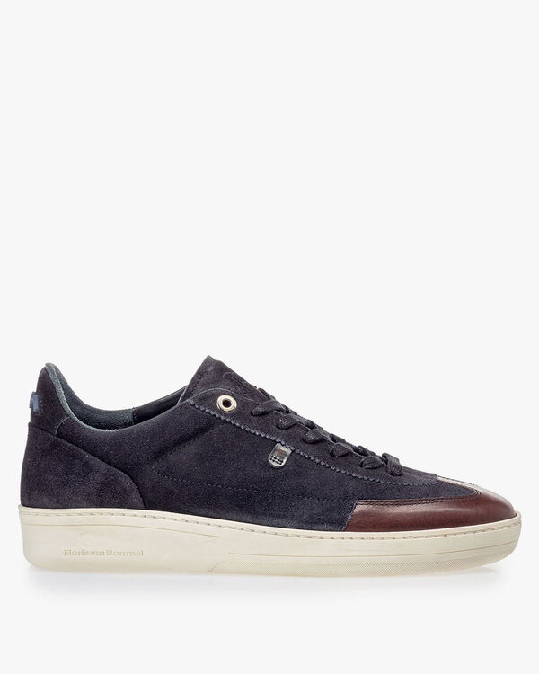 Sneaker su&egrave;de zwart