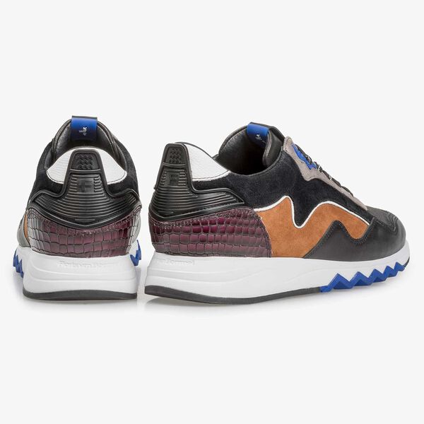 Multicolour su&egrave;de sneaker