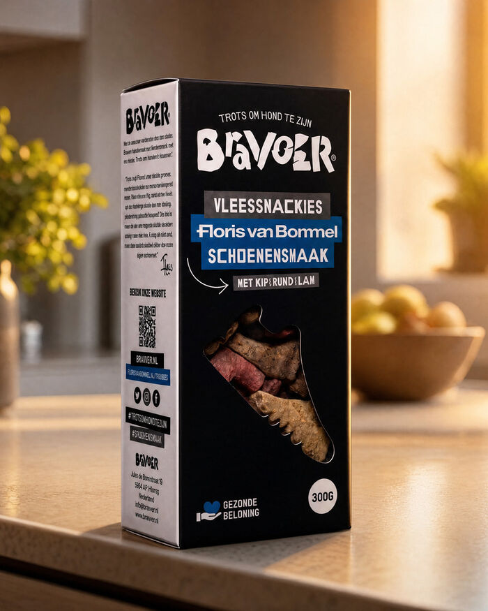 Box of Bravoer dog treats X FvB