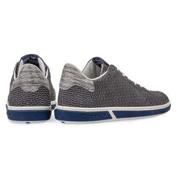 Sneaker nubuckleer grijs