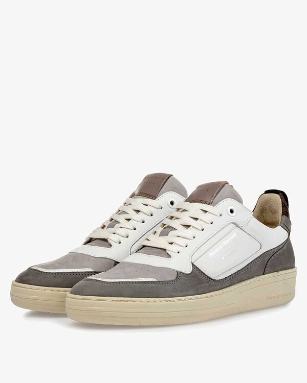Tennis sneaker kalfsleer wit