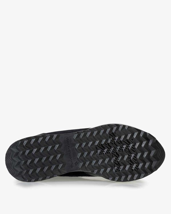 Sneaker patent leather blue