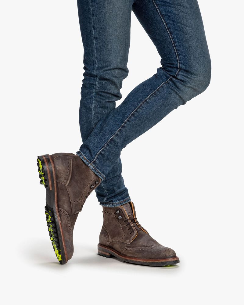 Veterboot su&egrave;de taupe