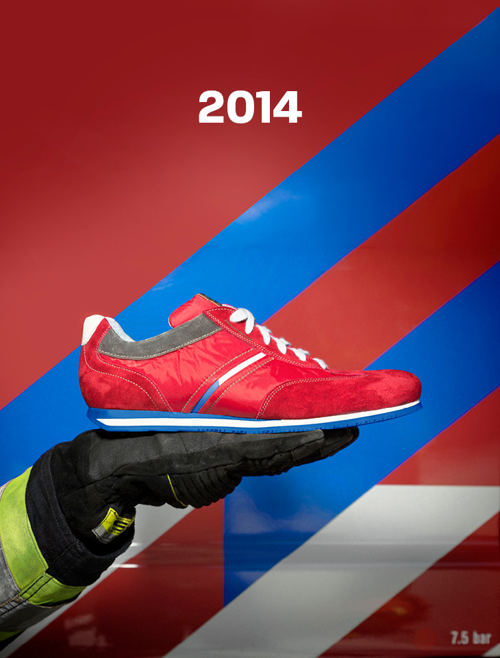 Floris van Bommel brandweer sneaker 2014