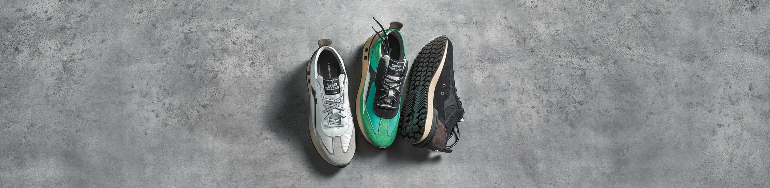 Floris van Bommel Sneakers Space Invaders Turqoise Blauw - blauw |  Winkelstraat.nl