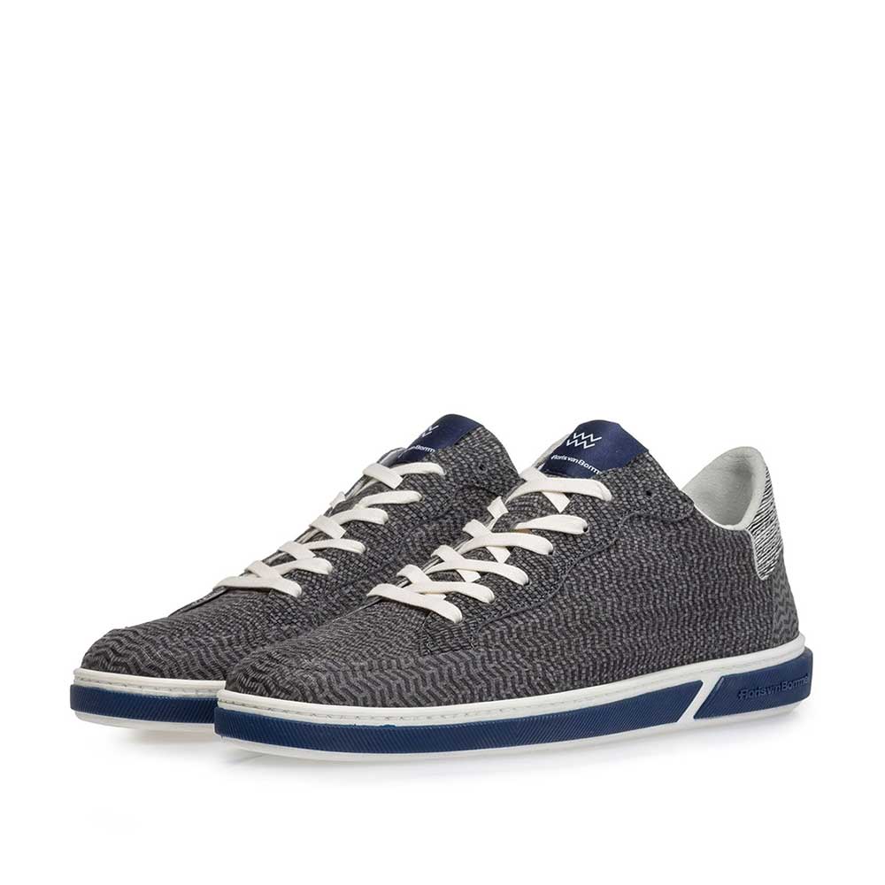 13350/19 - Sneaker nubuckleer grijs 13350/19 - Sneaker nubuckleer grijs