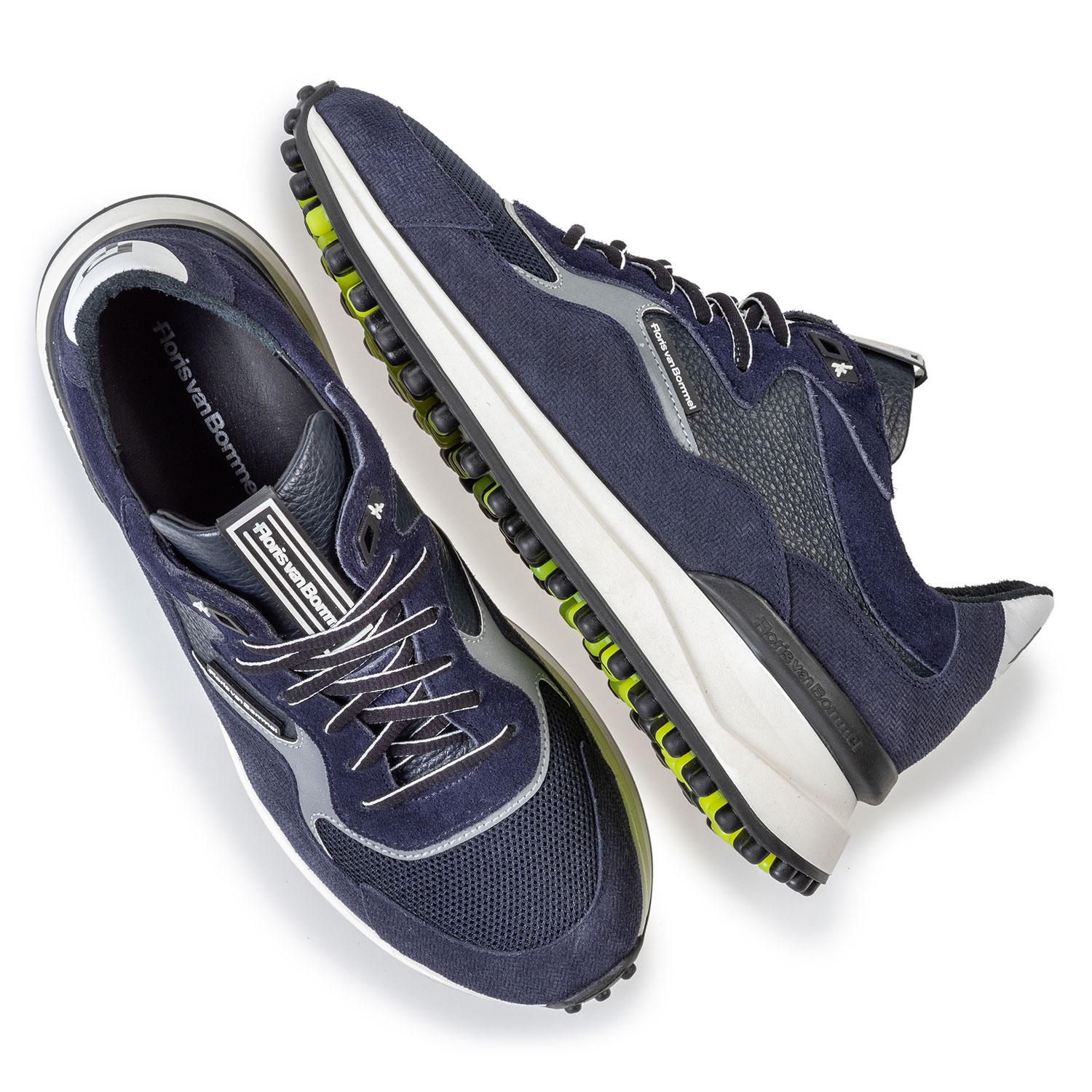 16339/04 - Noppi sneaker donkerblauw met print 16339/04 - Noppi sneaker donkerblauw met print