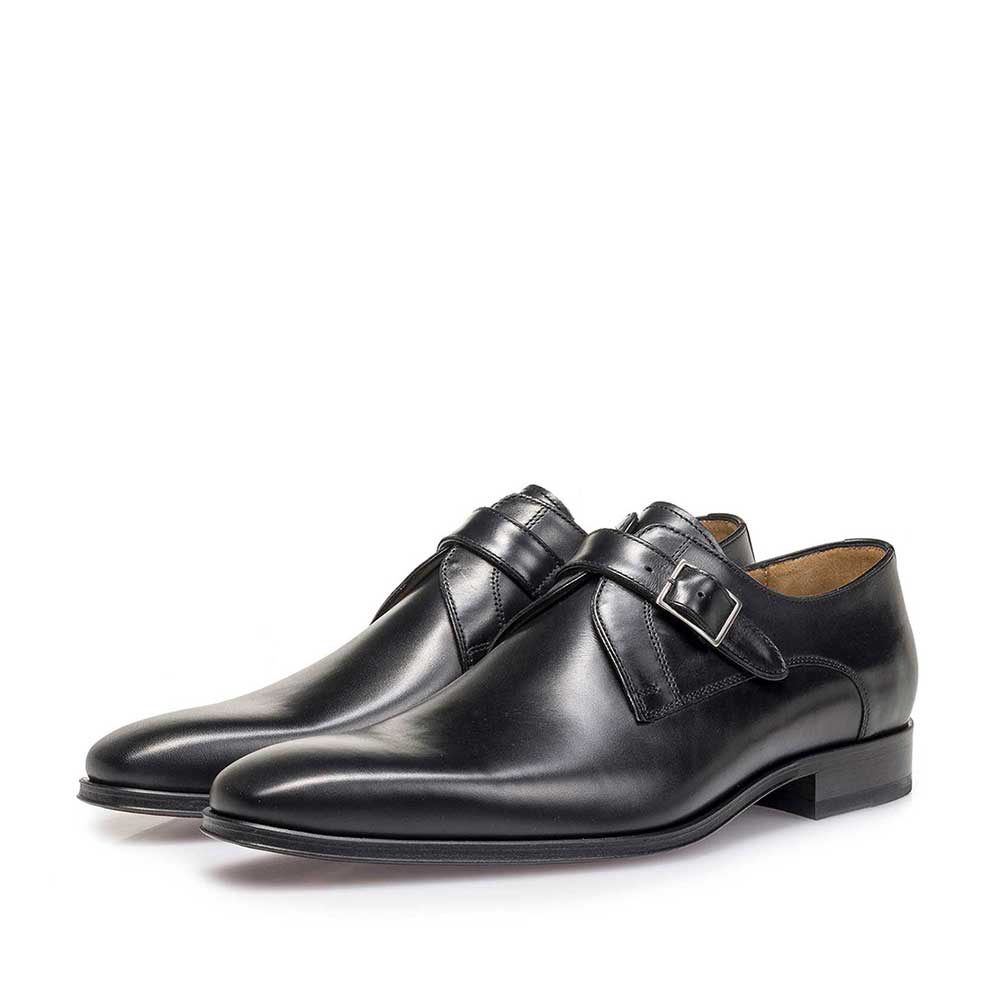 12099/01 - Black calf leather monk strap 12099/01 - Black calf leather monk strap