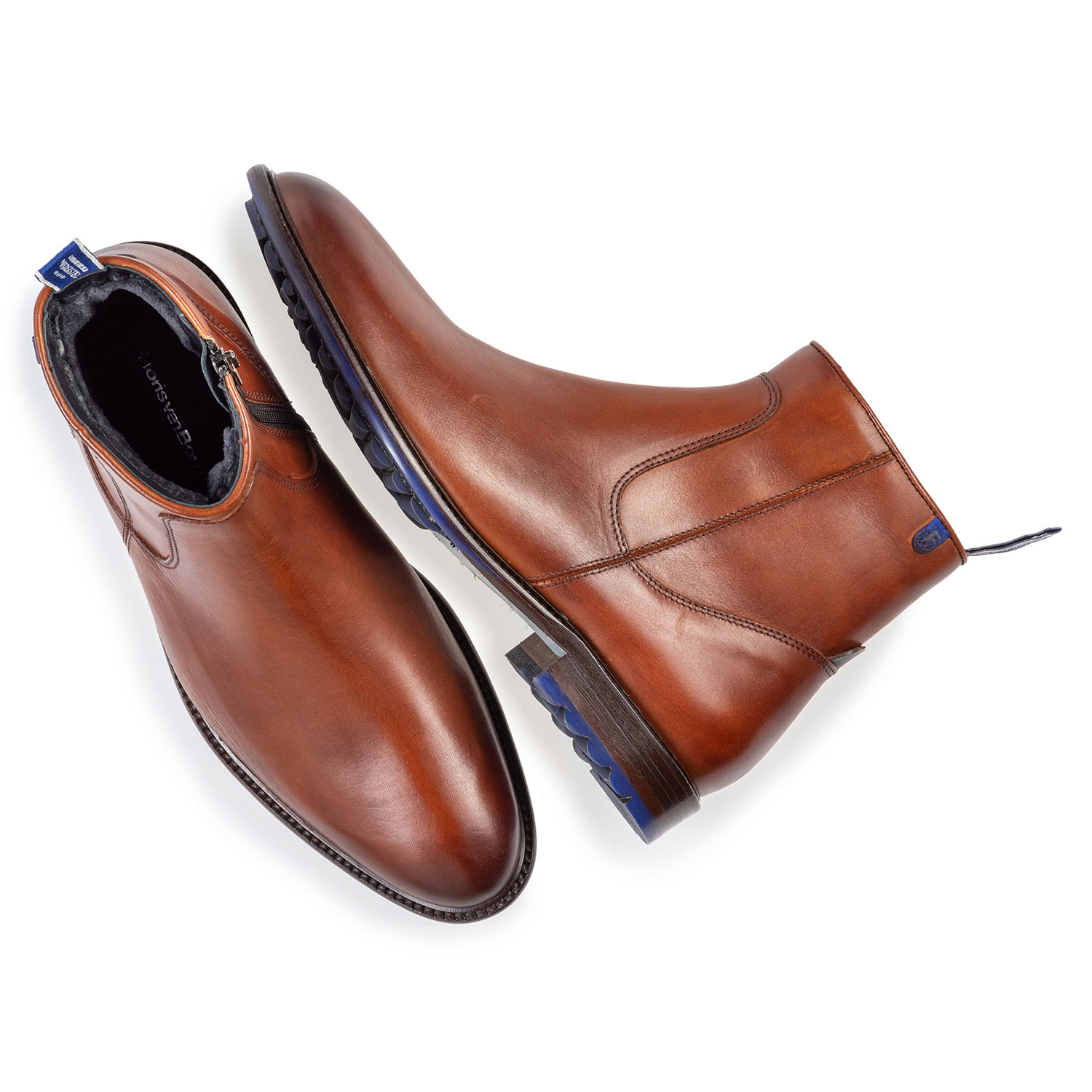 20062/01 - Lambskin lined boot cognac 20062/01 - Lambskin lined boot cognac