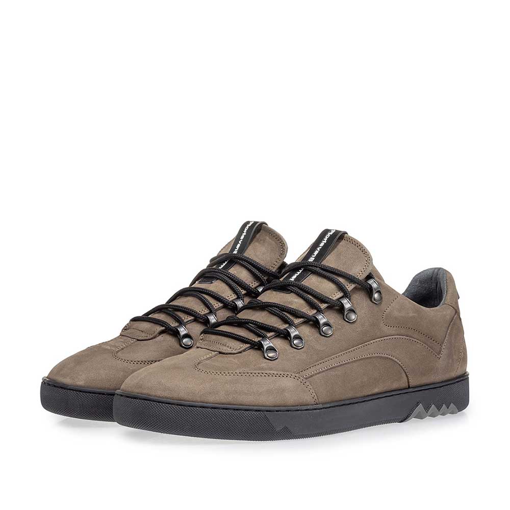 16464/17 - Sneaker nubuck grijs 16464/17 - Sneaker nubuck grijs