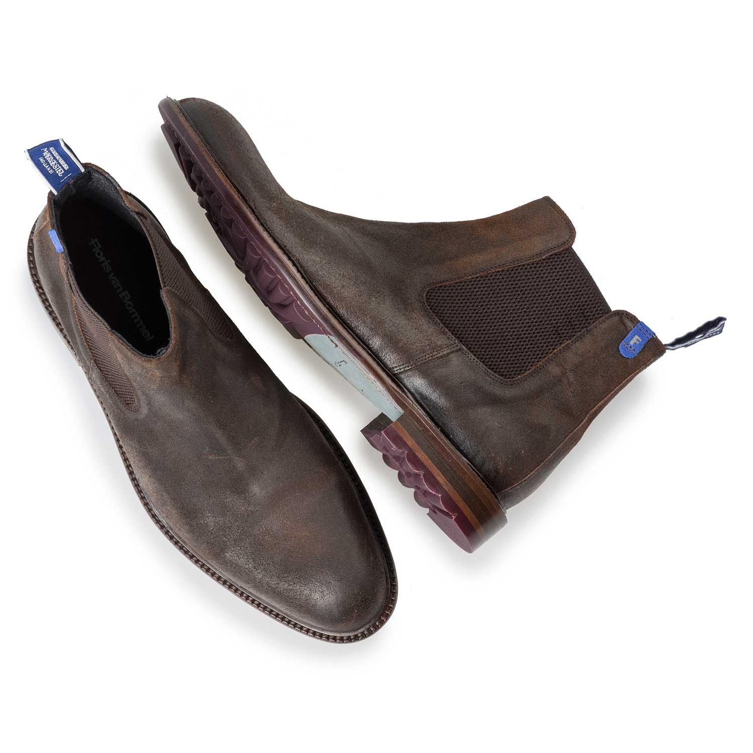 10902/05 - Brown suede leather Chelsea boot 10902/05 - Brown suede leather Chelsea boot