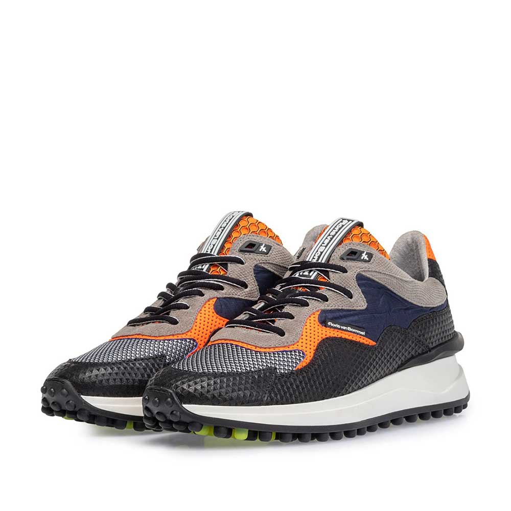 16333/00 - Noppi sneaker suède zwart 16333/00 - Noppi sneaker suède zwart