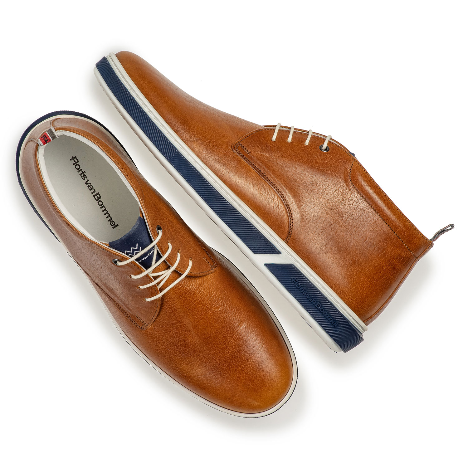 20350/05 - Cognac-coloured calf leather lace boot 20350/05 - Cognac-coloured calf leather lace boot