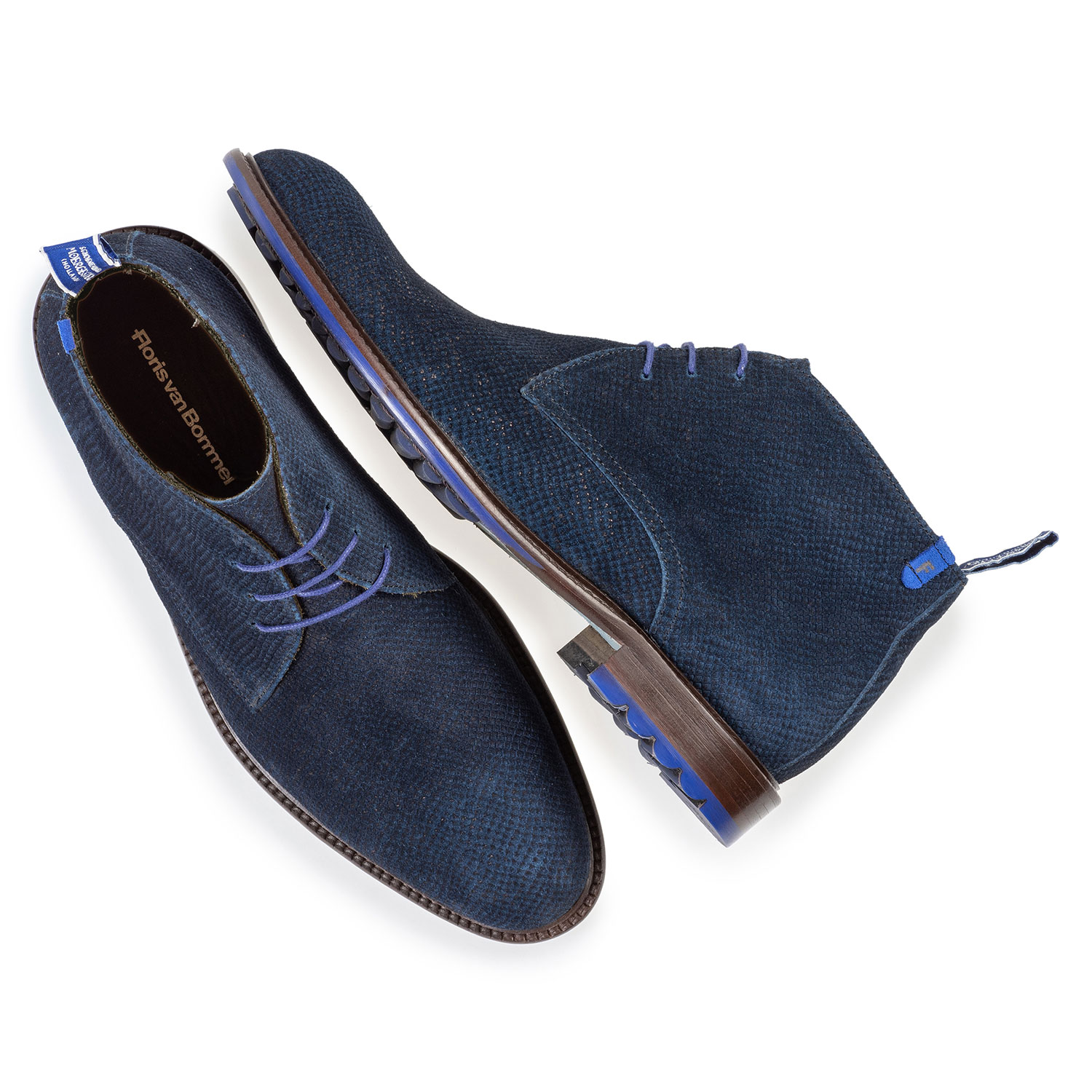 10203/31 - Boot donkerblauw met print 10203/31 - Boot donkerblauw met print